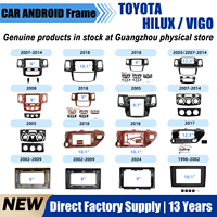 Cadre Android pour autoradio de voiture pour TOYOTA HILUX VIGO HILUX SW4 Fortuner, compatible avec lecteur DVD et autoradio