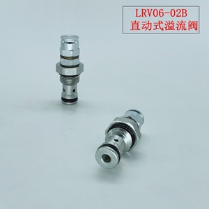 Válvula de Alivio de Acción Directa Lrv06-02B, 315 Bar, 60 L/min, Válvula de Control de Presión Hidráulica de Aceite, Puerto de 1/4 Pulgada, Operación Manual - Product Image 1