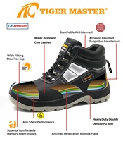 Zapatos de Seguridad Tiger Master CE S3 para Hombre, Botas de Trabajo Resistentes al Aceite, Antideslizantes, con Puntera de Acero, Antipinchazos, Antiestáticas, Calzado de Seguridad Industrial