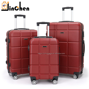 Good Price ABS&amp; ABS/PC 3 Pieces Set Luggage <strong>Bag</strong> <strong>Travel</strong> Trolley Luggage <strong>with</strong> Spinner <strong>Wheels</strong> - Product Image 3