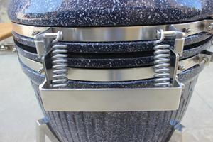 Barbecue Kamado en céramique Auplex de 23 pouces, fumoir au charbon de <span class=keywords><strong>bois</strong></span>, <span class=keywords><strong>four</strong></span> de barbecue extérieur, parrilla pour jardin, fête, camping, cuisine - Product Image 4