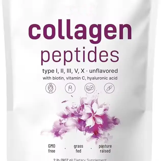 Yixuan Da Oem Etiqueta Privada péptidos de colágeno en polvo para la piel, el cabello y las uñas vitaminas personalizadas bebidas tipos 1 y 3 5g