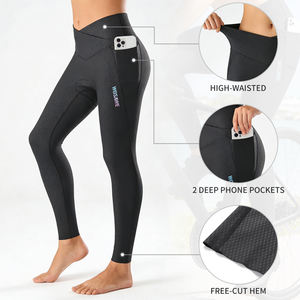 <span class=keywords><strong>Pantaloni</strong></span> <span class=keywords><strong>da</strong></span> Ciclismo WOSAWE per <span class=keywords><strong>Donna</strong></span>, Elasticizzati, con Imbottitura 4D, Traspiranti e ad Asciugatura Rapida, per Ciclismo su Strada e MTB - Product Image 5