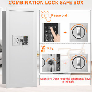 Weichi US Warehouse op voorraad, veilige kast, wandmontage kluis, elektronische digitale brandwerende stalen verborgen wandkluis. - Product Image 3