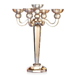 זהב שמפניה חתונת קריסטל מנורת <span class=keywords><strong>5</strong></span> סניף MH-1815 - Product Image 4