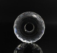 Boule à facettes en cristal, MH-Q003 boule avec trou pour décoration de maison ou de mariage