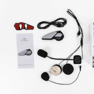 Intercomunicador Bluetooth para Motocicleta TOUCARE T10, para 8 Motociclistas en Grupo, 1200M, IP67, Impermeable, Auriculares Bluetooth para Casco, para Viajes - Product Image 1