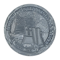 Pièce de monnaie personnalisée sur mesure, pièce ronde en métal argenté avec tête humaine et émail dur