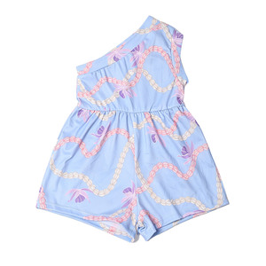 A26-10 Venta Directa de Fábrica, Personalización, Rompers con Hombros Descubiertos, Romper con Botones a Presión para Niña, Romper con Estampado de Leopardo para Bebé - Product Image 3