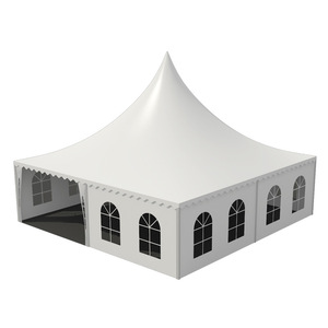 Tente d'exposition carrée JX-T2 3x3m en polyester, imperméable, installation manuelle, pour salons professionnels, événements et publicité extérieure - Product Image 1