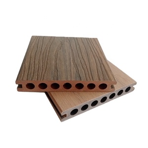 Fácil de instalar Coextrusión Wpc madera PVC PE compuesto bambú Decking tableros suelo exterior - Product Image 3