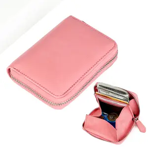 2023 nuove donne in pelle portafoglio corto porta carte di credito popolare portamonete donna portafoglio con cerniera portafogli Multi-carte