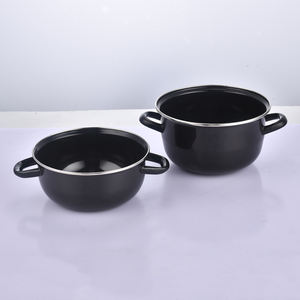 Casserole et marmite à <span class=keywords><strong>moules</strong></span> 2-en-1 multifonction en acier au carbone 24 cm avec revêtement émaillé moderne antiadhésif et accessoires métalliques - Product Image 2