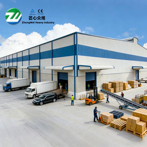 Edificio Prefabbricato per Attività Commerciali in Acciaio Robusto e Durevole, Magazzino con Struttura Personalizzata - Product Image 1