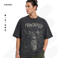 Nouveauté été, t-shirt unisexe à col rond en coton 100% pur 300GSM, imprimé sur mesure, couleur unie