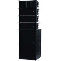 Système de sonorisation professionnel extérieur pour église, ensemble de haut-parleurs DJ Line Array double 8 pouces avec caisson de basses passif 18 pouces