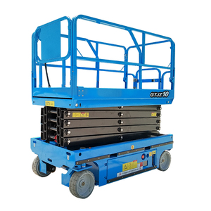 Plataforma Elevadora de Tijera Eléctrica de Alta Calidad de 10M, 12M, 14M, Plataforma Elevadora de Tijera Pequeña de 8M para Almacén - Product Image 2