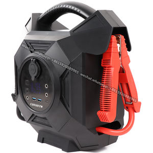 เครื่องช่วยสตาร์ทรถยนต์ 10000A เครื่องชาร์จแบตเตอรี่ 68000mAh พาวเวอร์แบงค์ฉุกเฉินพร้อมไฟ LED สำหรับรถยนต์ 12/24V - Product Image 3