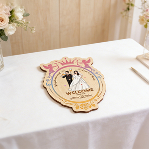 Targhe in Legno Personalizzate |   Decorazioni per matrimoni e feste, regali commemorativi per la casa, per San Valentino e anniversari - Product Image 5