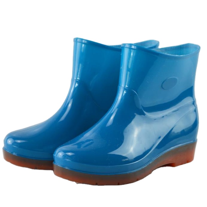 Модные женские короткие водонепроницаемые резиновые ботильоны, женская обувь, женская нескользящая обувь, ботинки