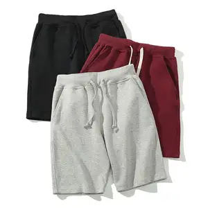 Vente en gros de shorts pour hommes avec logo personnalisé shorts pour garçons en coton ample multicolore shorts de sport décontractés pour hommes grande taille