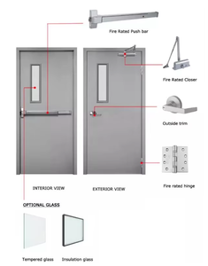 Puertas Cortafuegos y Puertas <span class=keywords><strong>de</strong></span> Escape Resistentes para Salidas <span class=keywords><strong>de</strong></span> <span class=keywords><strong>Emergencia</strong></span> en Edificios Comerciales - Product Image 5