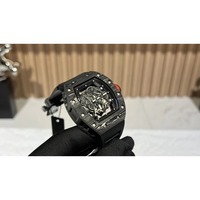Nuevo Lanzamiento 2026, Reloj Mecánico Automático Tourbillon para Hombre con Caja de Fibra de Carbono de Alta Calidad