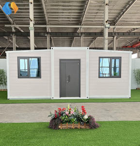 Ailes jumelles <span class=keywords><strong>Maison</strong></span> modulaire Luxe Extensible Pliable Conception Facile à Installer Extérieur Préfabriqué Conteneur <span class=keywords><strong>Maison</strong></span> Grand-mère Plat à louer - Product Image 1