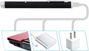 Nouveau pointeur laser USB en fibre optique en acier inoxydable classique de haute qualité pour le divertissement multifonctionnel des chats - Product Image 4