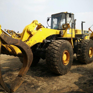 Chargeur sur pneus Komatsu WA470-3 d'occasion de haute qualité Tracteur chargeur d'occasion de marque japonaise Pompe à moteur nominale de 5 tonnes incluse - Product Image 1