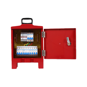 กล่องจ่ายไฟแบบพกพา 12A IP55 220V 2 ช่องเสียบ สำหรับใช้งานกลางแจ้ง พร้อมฟิวส์ป้องกันไฟกระชาก รุ่น ZY ดีไซน์พกพา E - Product Image 3
