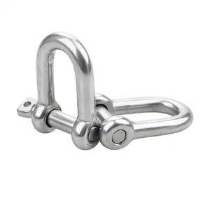 Heavy Duty 304/316 Stainless Steel G209 US Type Shackle Bow Shackle For Lifting Rigging