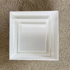 Présentoirs de buffet en acrylique blanc personnalisés OEM, cubes de présentation empilables pour gâteaux, desserts, collations et repas froids, vente en gros - Product Image 5