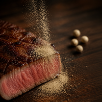 Poivre Blanc en Poudre à Haute Teneur en Pipérine, Piquant Intense, Pur et Moulu, Idéal pour la Transformation de la Viande
