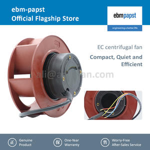 Ventilateur centrifuge de refroidissement autonome pour HVAC, moteur EC à onduleur, 133 mm, 48 V CC, 28 W, 0,7 A, 3900 tr/min, IP44, pour R1G133-AA65-36 - Product Image 2