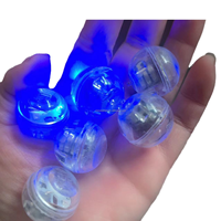 Boule Bobo LED Activée Clignotante Rouge Bleue Lumineuse Faite à la Main, Jouet de Fête pour Vendeurs de Rue
