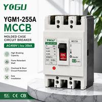 Interruptor Automático en Caja Moldeada (MCCB) Equivalente a YGM1 CM1, 63A 100A 225A 400A 630A, Protección Industrial