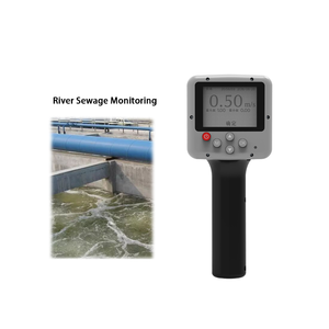 24Ghz DOPPLER cầm tay bề mặt di động vận tốc Radar lưu lượng vận tốc mét để đo mở kênh đo lưu lượng - Product Image 3