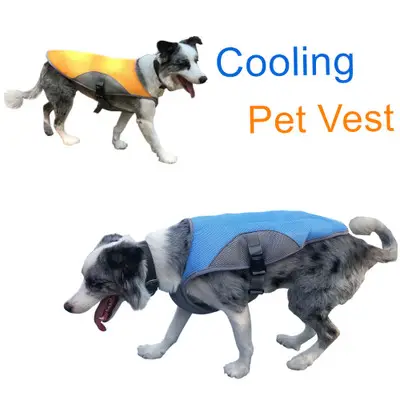 Wholesale dog cooling vest dog mais recente design verão pet evitar insolação respirável dog clothes pet cooling vest