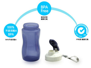 Botella de Agua Infantil Personalizada de 500 ml, Libre de BPA, de Plástico - Product Image 2