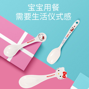Hello Kitty Childrens Spoon Melamine Bpa Free 0-12 Months Cute Design For Baby Feeding - Product Image 4