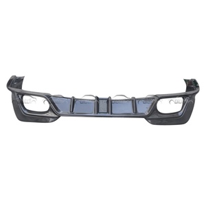 For BMW G20 G21 Msport <b>LED</b> Carbon Rear Bumper Lip with Sword Fins Spoiler Rocker Winglet Splitter <b>Diffuser</b> New Condition - Product Image 3