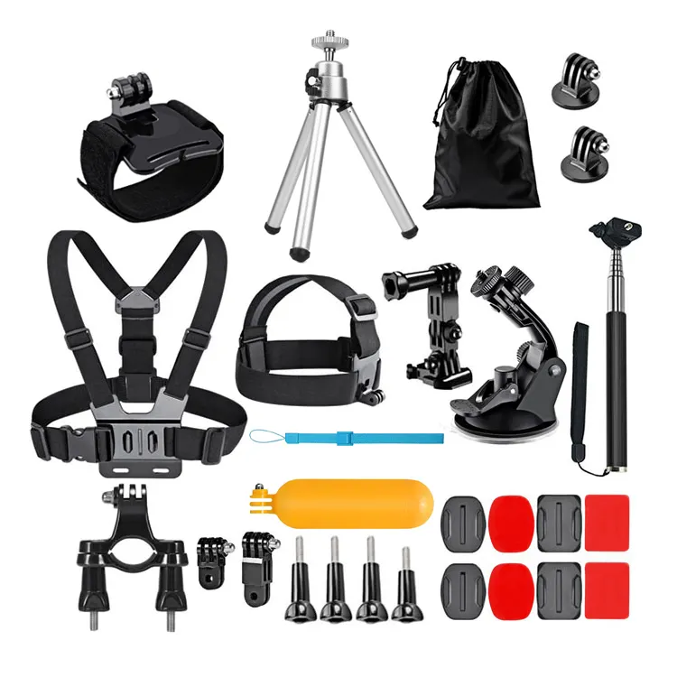 Slamoe 13 In 1 Gopro Accessories set for go pro hero8 7 6 5 4 3 kit mount for SJCAM for xiaomi yi camera for xiomi tripod GS21