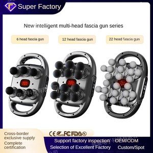 Teknologi generasi baru portabel, kuat, beberapa kepala pistol Fascia, kontrol cerdas, alat relaksasi otot, penghilang rasa sakit - Product Image 4