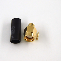 Connecteur coaxial RF mâle SMA à polarité inversée pour câble de 0,141'' pour antenne