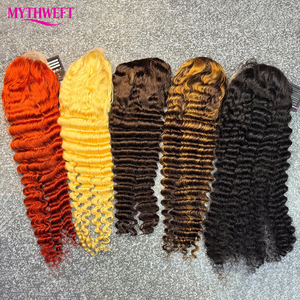 Perruque en <span class=keywords><strong>cheveux</strong></span> bouclés birmans bruts en gros, cuticules alignées, <span class=keywords><strong>cheveux</strong></span> Remy, sans colle, perruque en dentelle HD complète, fournisseur de perruques en dentelle frontale 13x4, <span class=keywords><strong>cheveux</strong></span> humains - Product Image 4