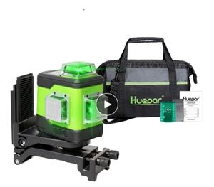 <span class=keywords><strong>Huepar</strong></span>-línea cruzada 3D 503CG, autonivelante, <span class=keywords><strong>3x360</strong></span>, haz verde, nivelado y alineación de tres planos, nivel láser con batería de iones de litio - Product Image 1