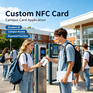 Carte RFID NFC personnalisée imprimée NTAG424, carte d'accès en PVC étanche, carte de membre pour salle de sport, spa, hôtel, utilisation adulte, vente en gros, cadeau promotionnel - Product Image 4