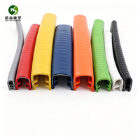 Bande de finition en caoutchouc PVC en forme de U, multicolore, flexible, pour joint de soudure à pince, pour automobile et bordure d'armoires