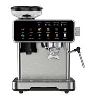 Máquina de Espresso OEM del Fabricante con Molinillo, 20 Bares, 1350W, Filtro Portafiltro de 52mm, Cafetera con 22 Ajustes de Molienda, Tanque de 2.0L